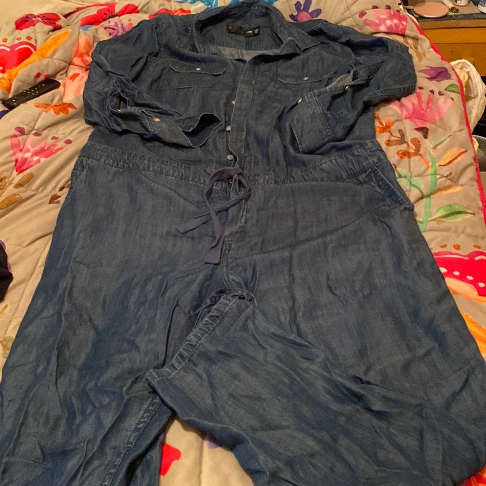 Gabrielle Union Tercel denim jumpsuit xxl